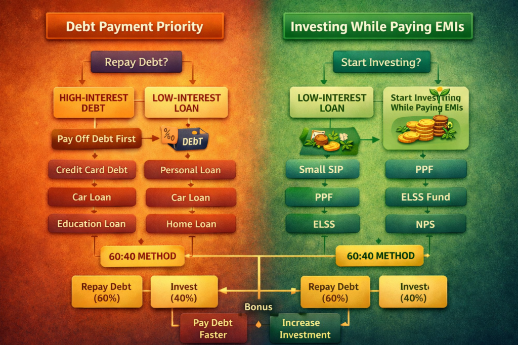 PAY-OFF DEBT FIRST OR INVEST ? 